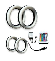 O Tipi 4 Adet Uzaktan Kumandalı Rgb Angel 16 Renk 75mm
