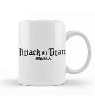 Attack On Titan Logo Kupa Bardak Porselen