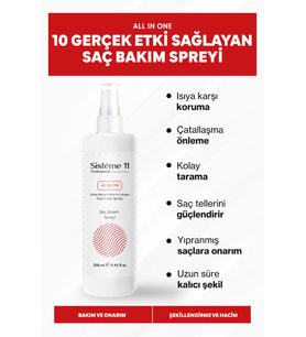 Sisteme 11 All In One Saç Bakım Sprey 250 ml 8684091008668