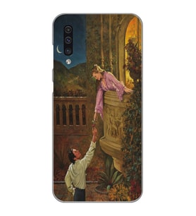 Samsung Galaxy A50 - A30S - A50S Uyumlu Romeo ve Juliet Tasarımlı Şeffaf Telefon Kılıfı