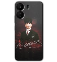 Xiaomi Redmi 13C Kılıf HD Desen Baskılı Kılıf - Kemal Atatürk