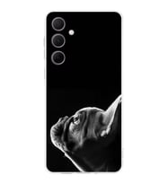 PrintiFy Samsung Galaxy A35 ile Uyumlu Köpek 1 Kamera Korumalı Şeffaf Kılıf