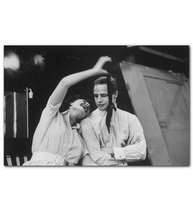 Cakatablo Marlon Brando Ve Jean Simmons Bir Sahne MDF Tablo