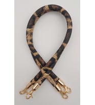 Angel Çanta Aksesuar Çift Kordon Çanta Sapı Leopar Light Gold Metalli