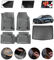 Ford Focus 5 Station Wagon Alt Uyumlu Paspas Araca Özel Bagaj Havuzu MBS Gri