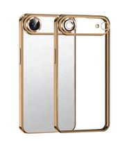 iPhone 17 Air Razer Lensli Silikon - Çöl Titanyum