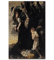 Cakapuzzle Hz. İbrahim Allah Gönderilen Melek Puzzle Yapboz MDF (Ahşap) (120 Parça)