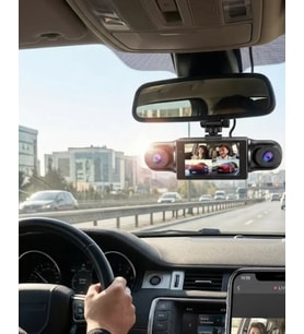 1080P Araç Kamerası Mobil Uygulama Bağlantılı G Sensörlü Güvenlik Sistemi
