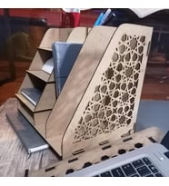 3mm Ahşap MDF Masaüstü Organizer