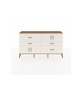 Arges Konsol 2 Raflı 4 Çekmeceli 4 Kapaklı 176x30x99 Çam-Aytaşı