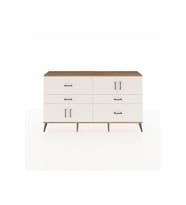 Arges Konsol 2 Raflı 4 Çekmeceli 4 Kapaklı 176x30x99 Çam-Aytaşı