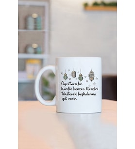 Öğretmenler Gününe Özel Kupa Bardak 38 (Beyaz)