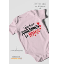 Anneannem Bir Başka Kısa Kollu Bebek Body %100 Pamuk