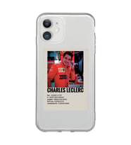 Iphone 11 Uyumlu Charles Leclerc Desenli Şeffaf Telefon Kılıfı