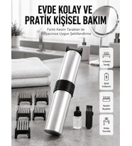 Yeni Nesil Profesyonel Şarjlı Saç Sakal Tıraş Makinesi Ayarlanabilir 4 Taraklı