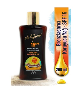 Eda Taşpınar Bronzlaştırıcı Koruyucu Yağ Spf 15