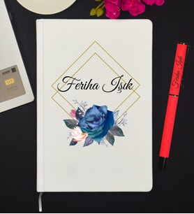 Doğumgünü Hediyesi, Anneye Hediye, Arkadaşa Hediye, Sevgiliye Hediye Kişiye Özel Defter Hediye Seti