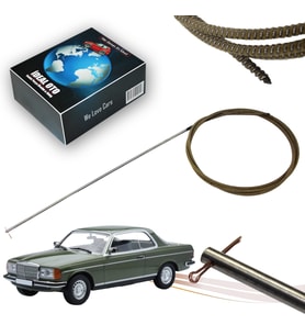 Mercedes  W123 C123 Coupe / 2 Kapı 1976-1985 1237801089 İçin Sunroof Teli (Tüylü; Ses Yapmaz)