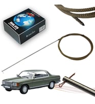 Mercedes  W123 C123 Coupe / 2 Kapı 1976-1985 1237801089 İçin Sunroof Teli (Tüylü; Ses Yapmaz)
