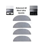 Roborock S8 MaxV Ultra için 4 adet mop bezi seti