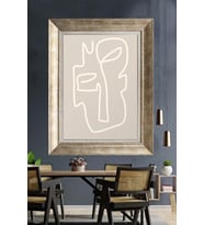 GÜMÜŞ ÇERÇEVELİ PASPARTULU TABLO C452