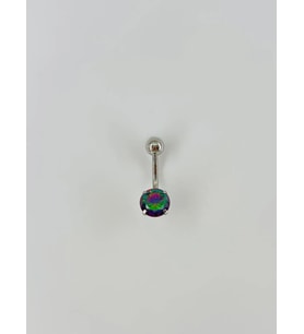Mistik Topaz Taşlı Göbek Piercing