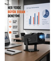 WiFi6 ve Bluetooth 5.4 Destekli LED Projektör - HCS350pro Yeni Nesil