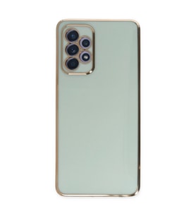 Samsung Galaxy A52 Kılıf Volet Silikon - Açık Yeşil