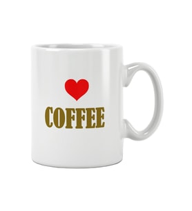Love Coffee Baskılı Kupa Bardak