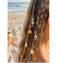 SEA SHELL DENİZ FİGÜRLÜ 20 Lİ SAÇ KÜPESİ SETİ