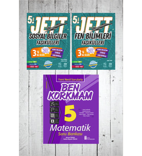 5.Sınıf Ünlüler Jett Sosyal Bilgiler-Fen Bilimleri Fasikülü (Karışık)
