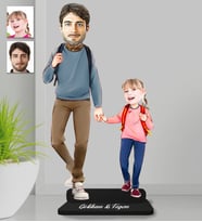 Kişiye Özel Aile Ahşap Biblo-2