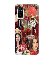 Xiaomi Redmi Note 10 / Note 10S Uyumlu Lana Del Rey Kolaj Tasarımlı Şeffaf Telefon Kılıfı