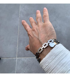 Çelik Bileklik Premium 316L 2 Li (Gümüş Gri)
