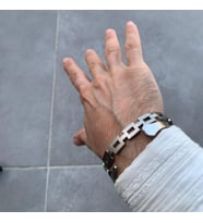 Çelik Bileklik Premium 316L 2 Li (Gümüş Gri)