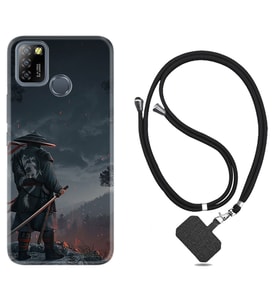 INFINIX Smart 4 5 6 Zero 8 S5 Pro Kılıf Boyun Askılı Silikon Warrior 1653