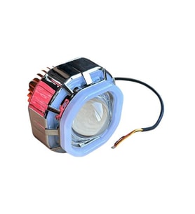 Sis Lambası Led Çakarlı Yeni Model Angel'lı Mavi Beyaz