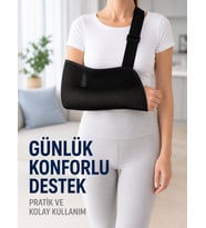 Fileli Kol Askısı Ayarlanabilir Omuz Askılı Nefes Alabilen Kol Destekleyici