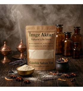Günlük Sakızı Toz - Akgünük Sakızı Toz 100 gr (Boswellia Serrata) – Doğal Reçine Tozu