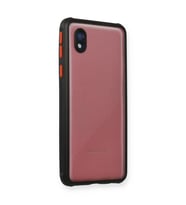 Galaxy A01 Core Kılıf Miami Şeffaf - Siyah