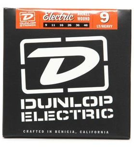 Jim Dunlop DEN0946 Nickel Wound Light Elektro Gitar Teli (9-46)