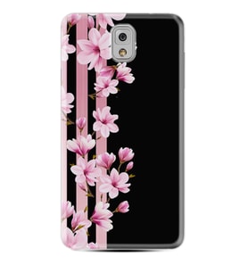 Samsung Note 3 4 5 8 9 20 Ultra 10 Lite Kılıf Desenli Silikon Pink Flowers 3 1393