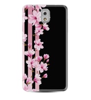Samsung Note 3 4 5 8 9 20 Ultra 10 Lite Kılıf Desenli Silikon Pink Flowers 3 1393