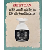 BESTCAM Ahd 3350 Kamera 5 Mega Piksel Sony Lensli 4K ULTRA HD Gece Görüşlü Su Geçirmez