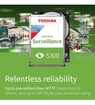 TOSHIBA 6TB 3.5" S300 HDWT860UZSVA 256MB SATA-3 Güvenlik Diski