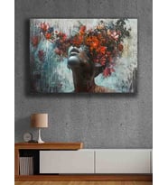 Koç stüdyo Modern tasarım kanvas tablo 50x70 (Çok Renkli)