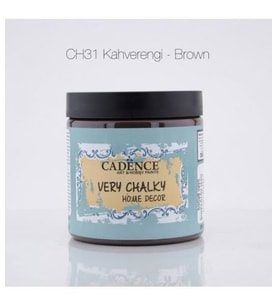 Cadence Very Chalky Home Decor Mobilya Boyası 500 ml. CH-31 KAHVERENGİ 