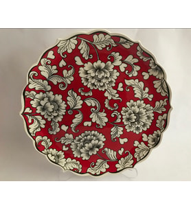 DEKORATİF SERAMİK TABAK-30 CM'LİK