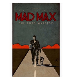 Mad Max Yol Savaşçısı Özel Poster Tablo Ahşap Poster Dekoratif