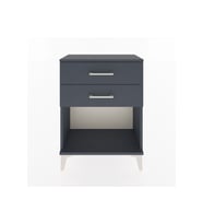 Arges Komodin 2 Çekmeceli 60x30x80 Antrasit-Antrasit